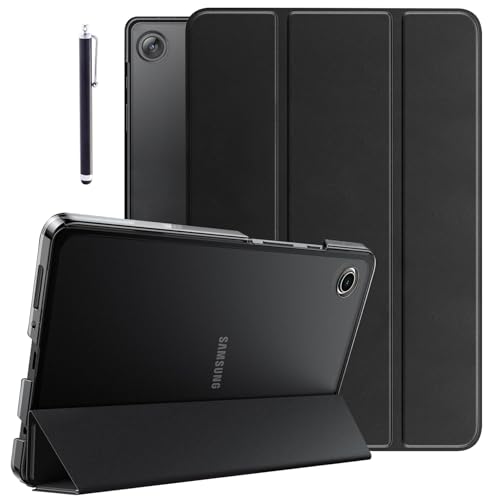 Robustrion Cover for Samsung Galaxy Tab A11 Plus Cover Case 11 inch, Flip Cover Case for Samsung Galaxy Tab A11 Plus Cover/Tab A11+ Tablet Cover with Translucent Back - Black - Image 1