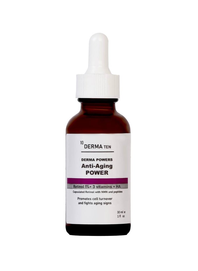 DERMA TEN - Retinol Derma Ten Anti Aging Power Serum - Image 1
