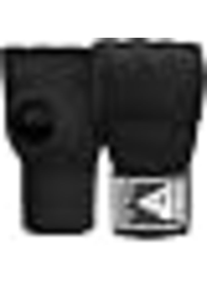 RDX Inner Gloves for Boxing, Muay Thai, and MMA Training - Elasticated Hand Wraps -XL |Black/Black (HYP-IBB-XL) - Image 1