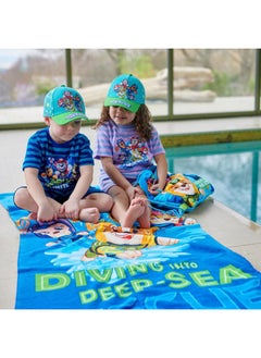 PAW PATROL Hat I Aqua Pups Kids Summer Hat I Baseball Cap for Girls and Boys I Blue One Size  - Image 3