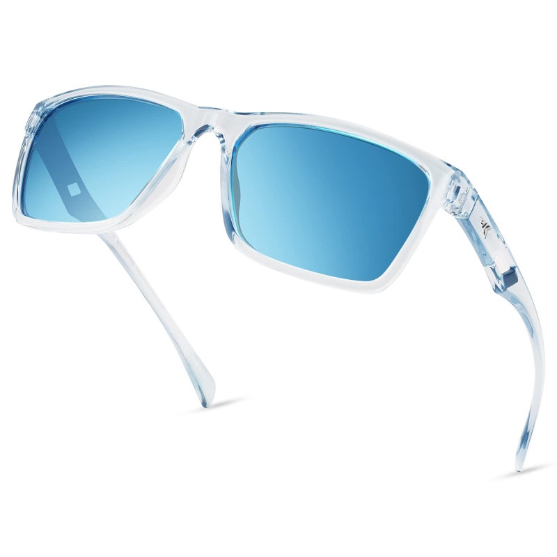 KastKing FlatRock Polarized Sport Sunglasses for Men and Women, Ideal for Driving Fishing Cycling Running, UV Protection - Image 1