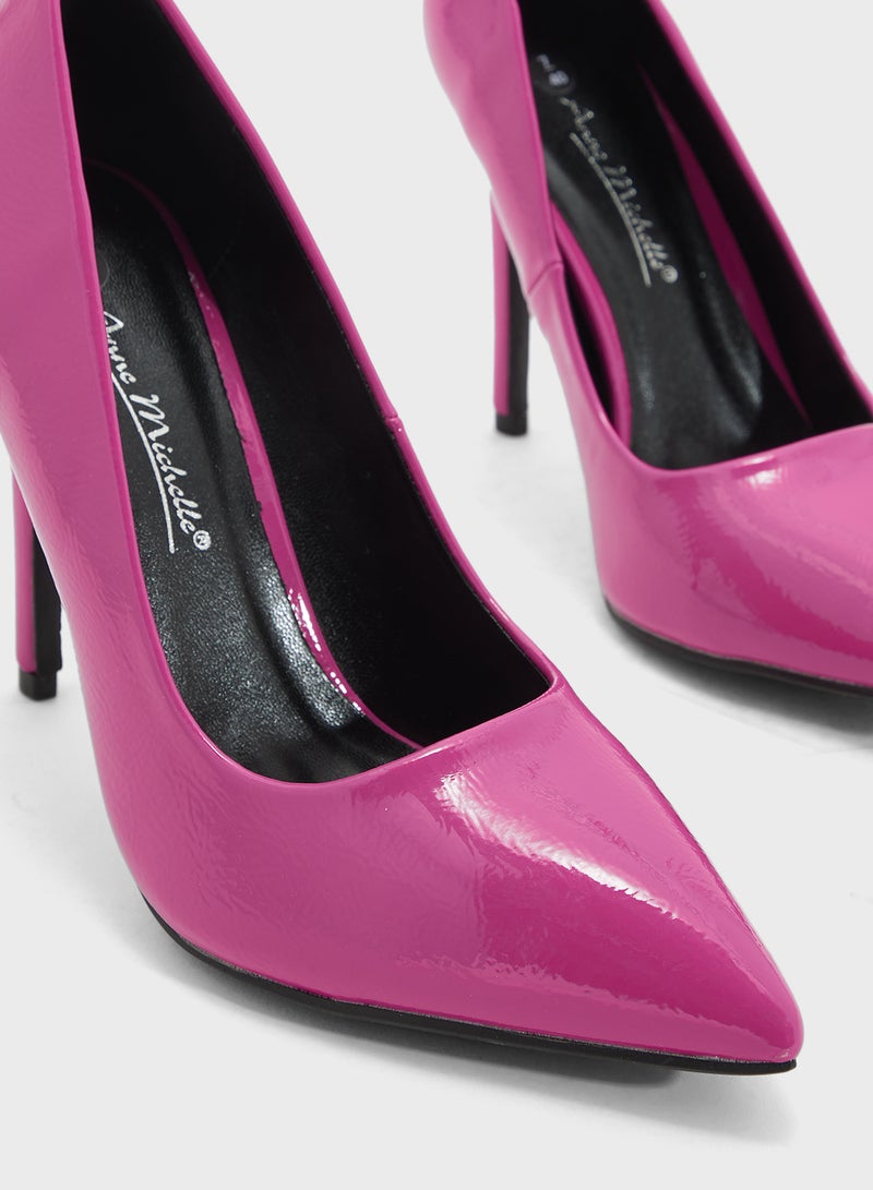 Ginger Patent Pointed Pump  - Image 4