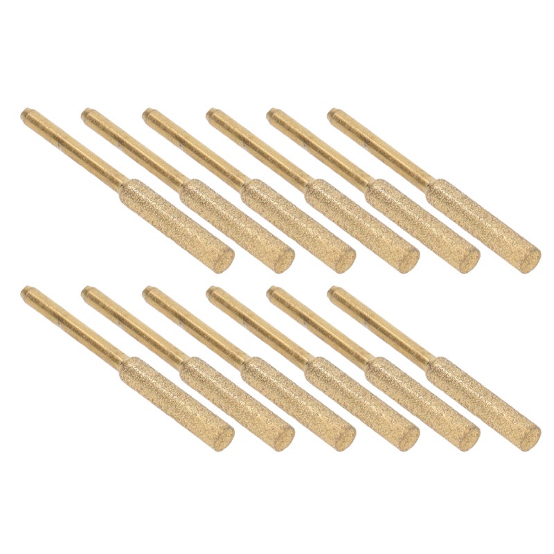 Chainsaw Sharpening Grinding Head: 12 Pcs Emery Stone, Wear Resistant, Standard Size - Portable Grinding Tool for Small Chainsaw, Electric Grinder, Outdoor Use - Image 2
