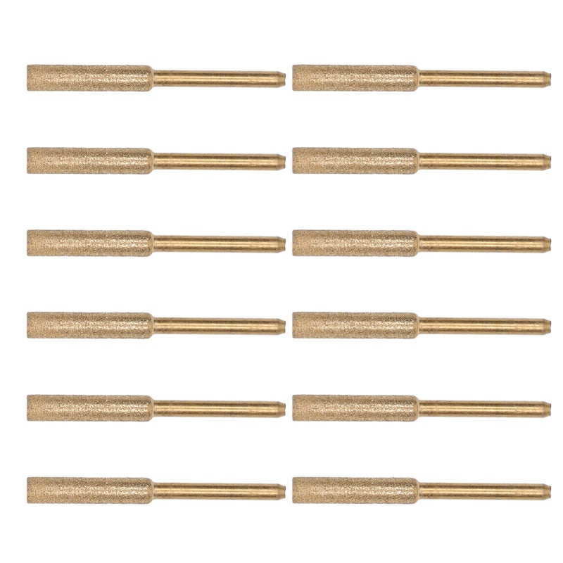 Chainsaw Sharpening Grinding Head: 12 Pcs Emery Stone, Wear Resistant, Standard Size - Portable Grinding Tool for Small Chainsaw, Electric Grinder, Outdoor Use - Image 4