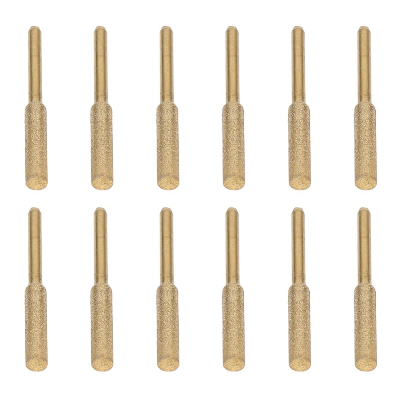 Chainsaw Sharpening Grinding Head: 12 Pcs Emery Stone, Wear Resistant, Standard Size - Portable Grinding Tool for Small Chainsaw, Electric Grinder, Outdoor Use - Image 5