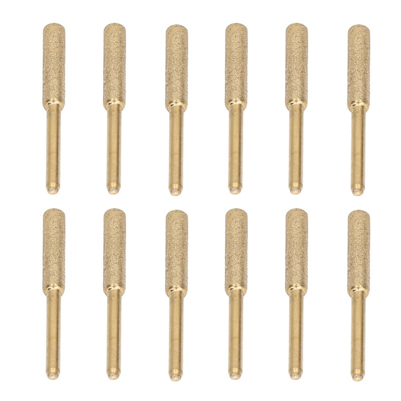 Chainsaw Sharpening Grinding Head: 12 Pcs Emery Stone, Wear Resistant, Standard Size - Portable Grinding Tool for Small Chainsaw, Electric Grinder, Outdoor Use - Image 3