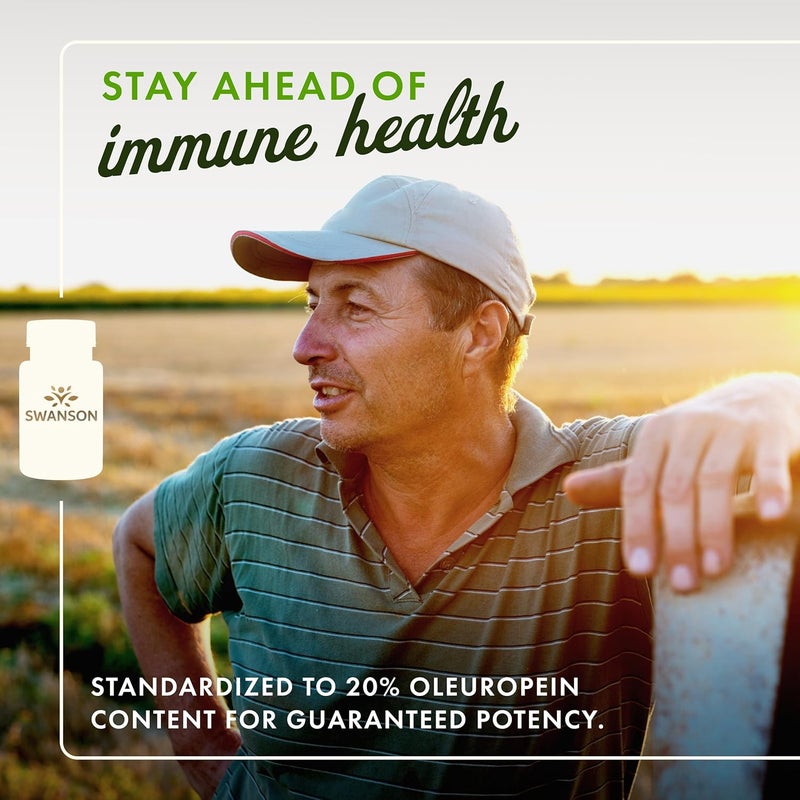 Swanson Herbs Olive Leaf Extract 500mg - 120 Capsules - Image 2