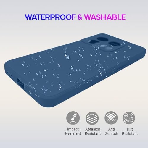 LIRAMARK Silicone Soft Back Cover Case for OnePlus 10 Pro 5G / 1+10 Pro 5G (Silicone Blue) - Image 2