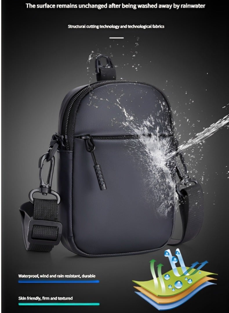 Waterproof Mini Sling Chest Bag - Multi-Purpose Lightweight Crossbody Bag for Men & Women - Image 2