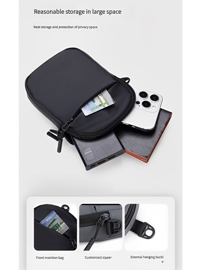 Waterproof Mini Sling Chest Bag - Multi-Purpose Lightweight Crossbody Bag for Men & Women - Image 3