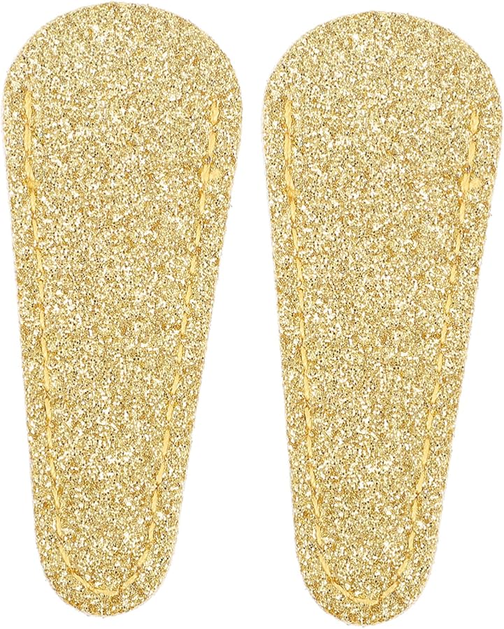Golden Leather Scissors Covers Protective Sheaths for Barber Shears Hair Cutting Crafting - Image 1