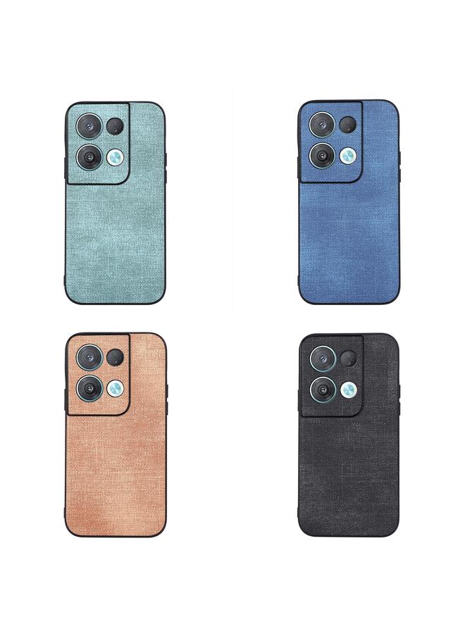 اس-توب جراب هاتف OPPO Reno8 Brugg Texture PU مقاوم للصدمات - Image 3