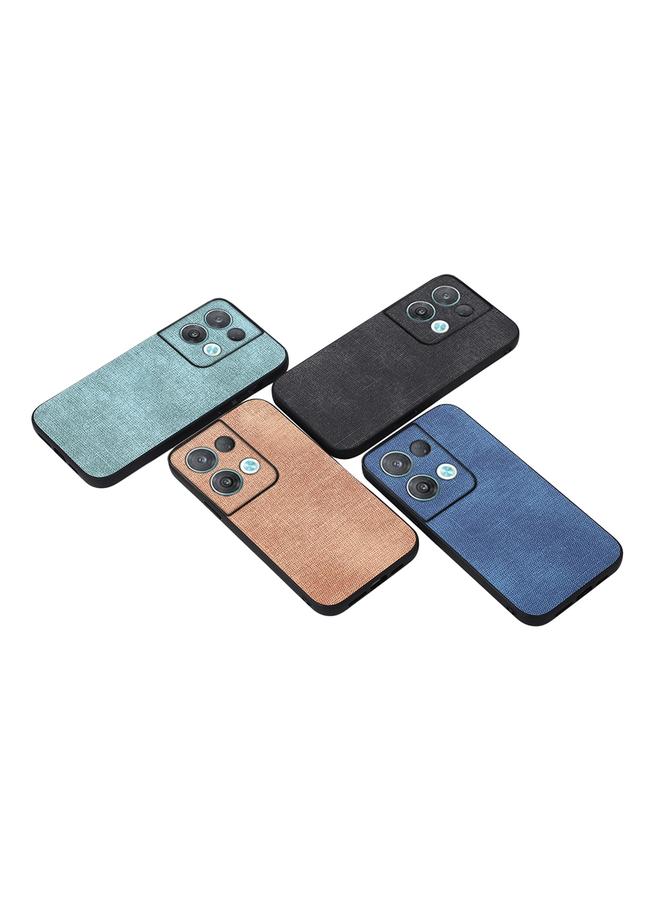 اس-توب جراب هاتف OPPO Reno8 Brugg Texture PU مقاوم للصدمات - Image 4