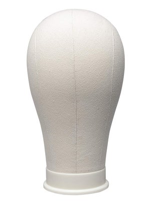 Diane Diane Diane 22" cork canvas block head mannequin wig display 