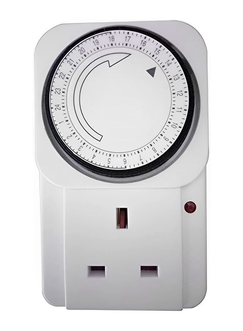 RACO RACO 24 Hours Programmable Timer Electronic Plug In Timer Switch 24Hr  - Image 1