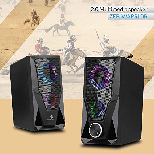Zebronics Zeb-Warrior 2.0 Multimedia Speaker With Aux Connectivity,USB Powered And Volume Control - Image 5