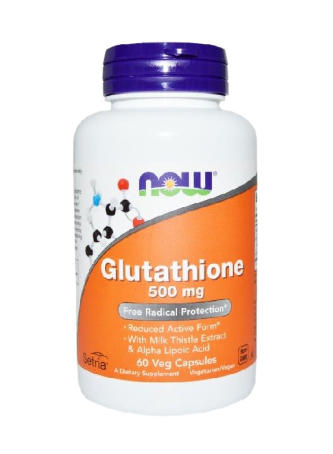 now Glutathione 500 mg Capsules 60's - Image 1