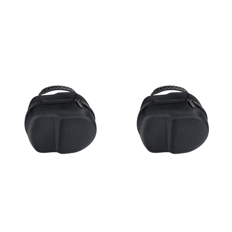 2 pcs Storage Box Virtual VR Headset Storage Case Container Zipper Carrying Carrier for (Black） - Image 1