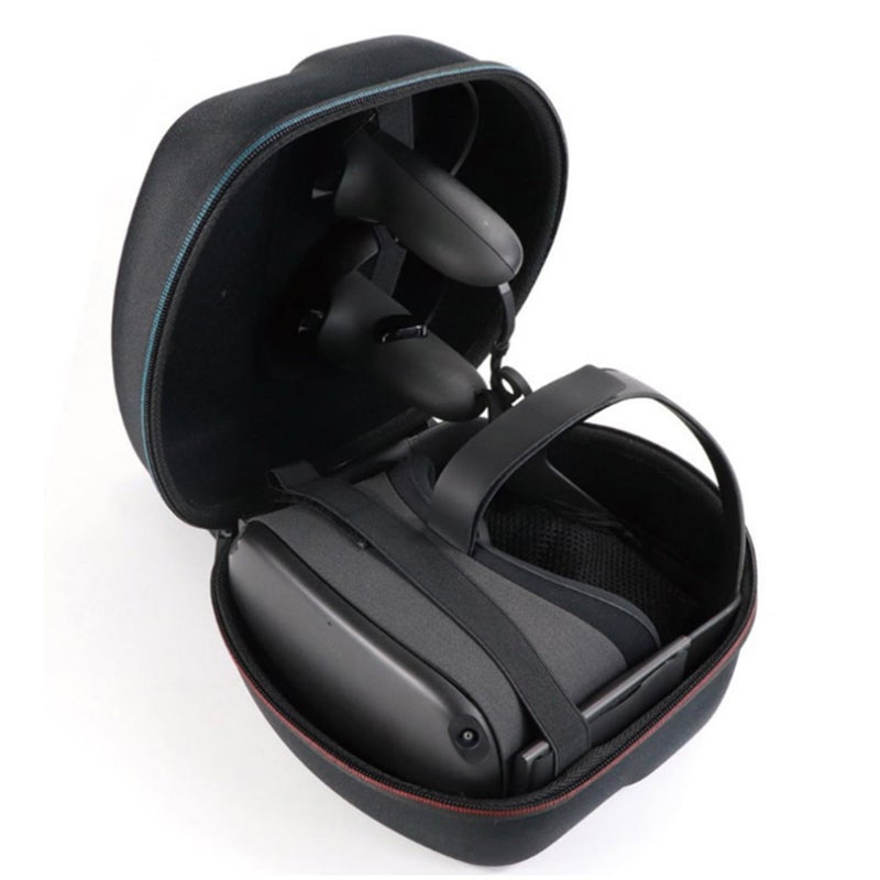 2 pcs Storage Box Virtual VR Headset Storage Case Container Zipper Carrying Carrier for (Black） - Image 5