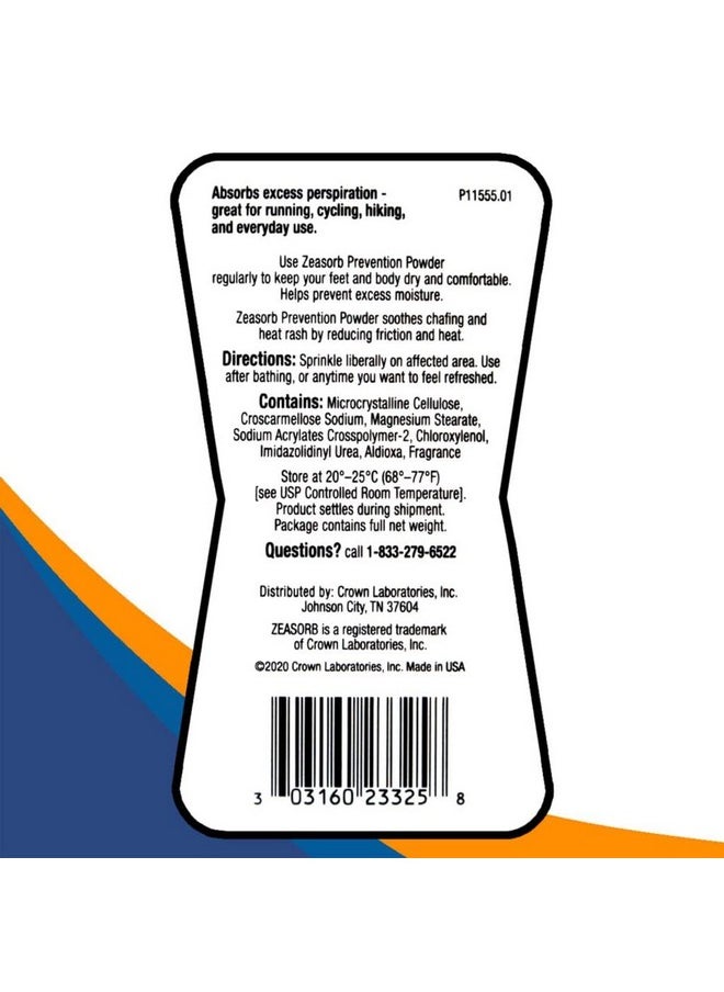 Zeasorb - Super Absorbent Powder 2.50Oz (Pack Of 5) - Image 1