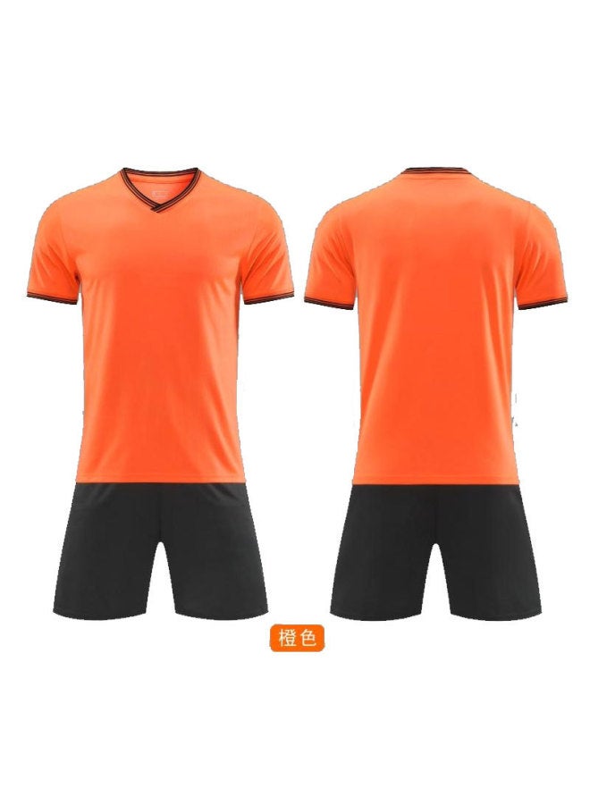 Youth Football Uniform Suit Customized Corporate Club Short-sleeved Football Jersey Training Suit Summer