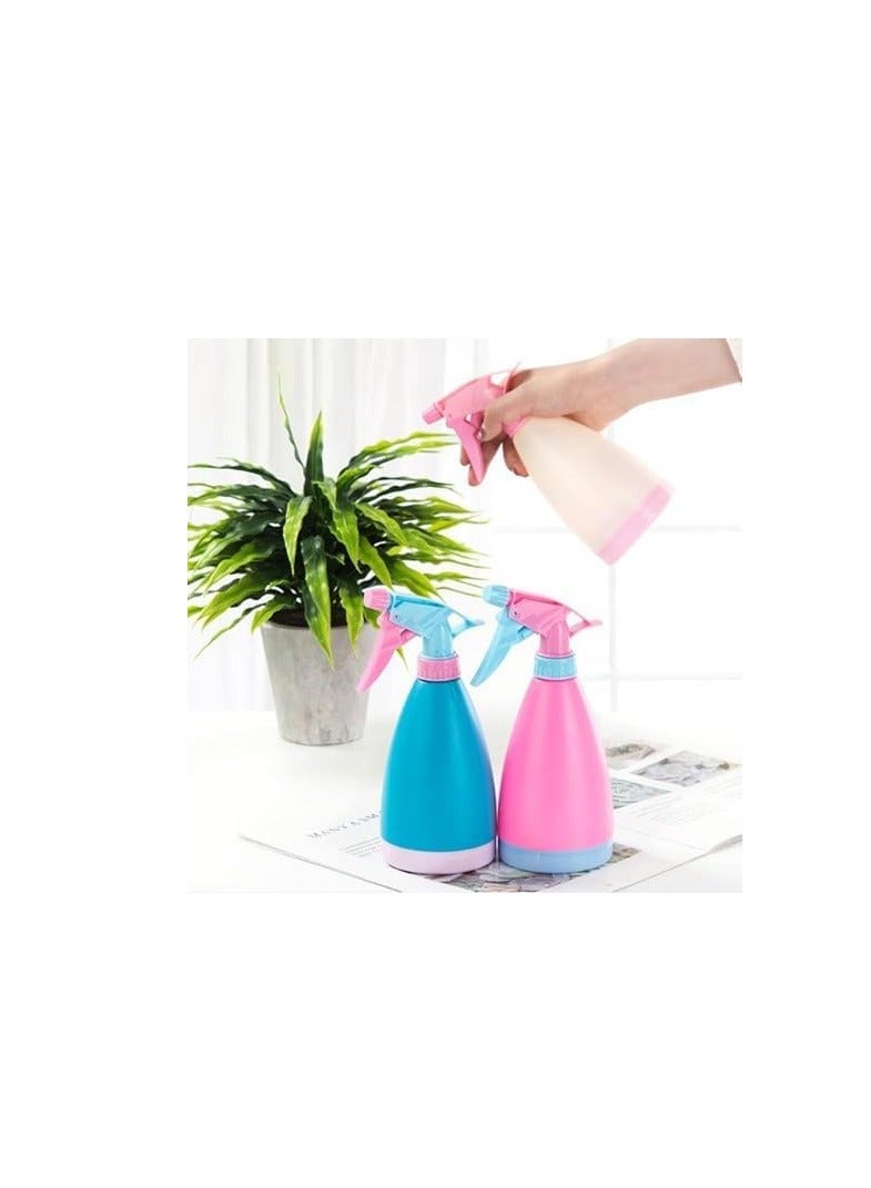 بخاخ بلاستيك متين 500 مل بالوان حلوى عشوائية يعمل باليد للاستخدام في الحديقة والمنازل، زجاجة بخاخ مياه متعددة الاغراض للمنزل والحديقة - Image 5