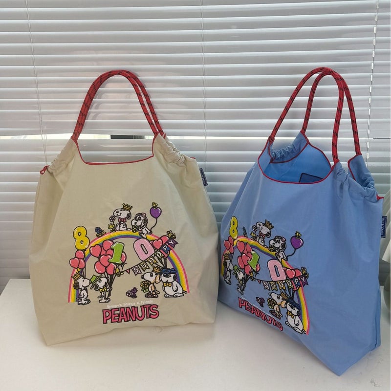 Strict Selection Of Internet Celebrities Same Style Japanese Style Ball Chain Embroidered Shopping Bag Women'S Fashion Small Large Capacity Shoulder Bag Trendy - Image 2