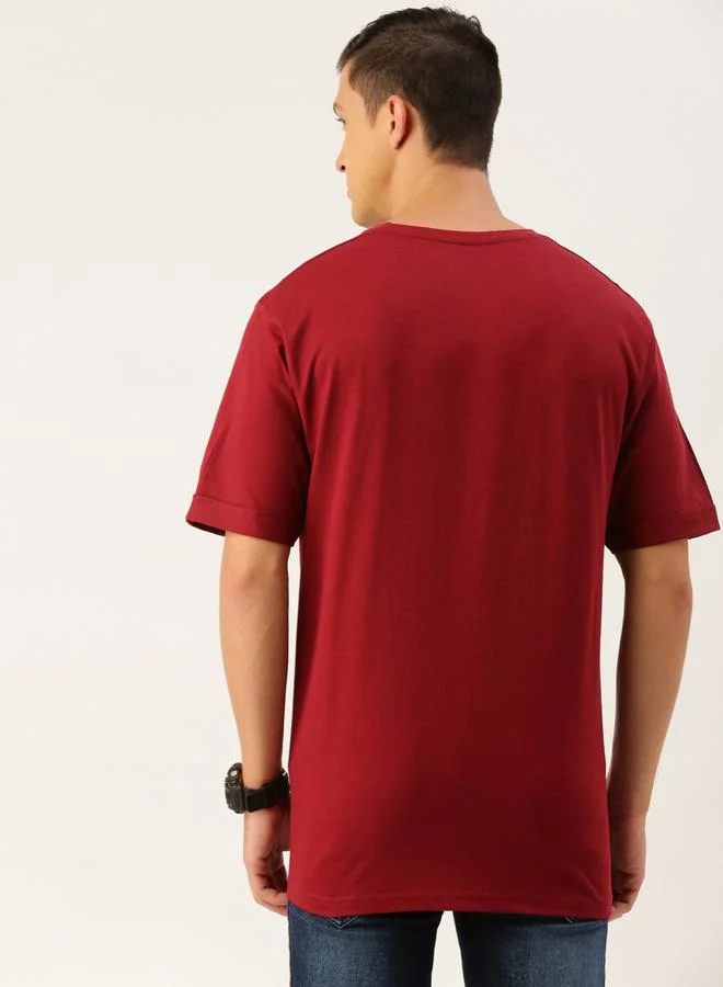 Difference of Opinion Oversized Stockholm Print Crew Neck T-Shirt by Styli