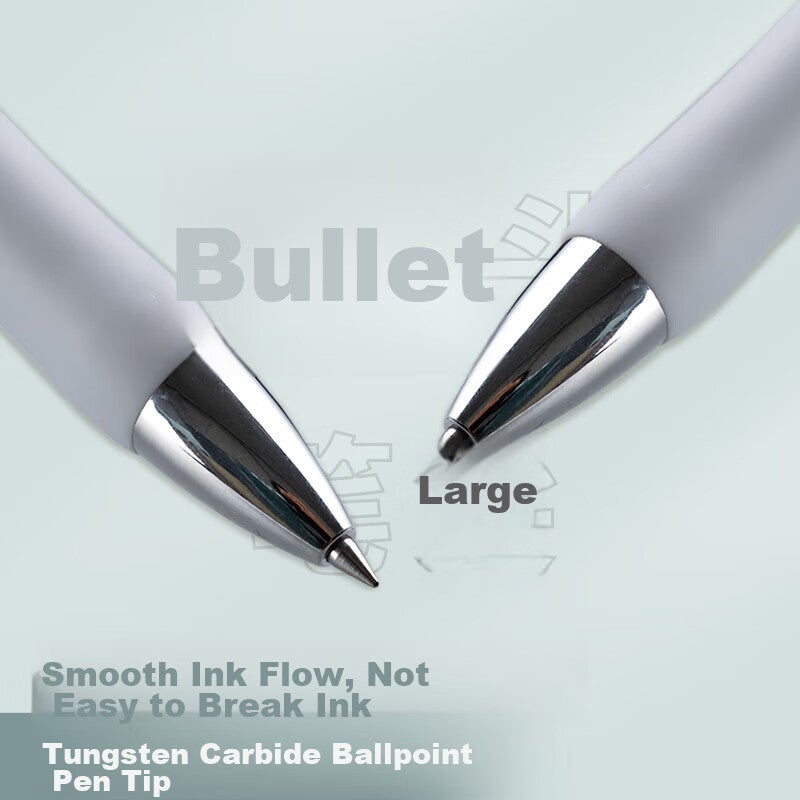 M&G Stationery K35/0.5mm Black Gel Pen, Classic Retractable Bullet Tip Signing Pen, White Barrel Ink Pen, 12 Pens/box AGPK3512 - Image 3