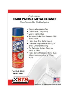 BTS Brake Parts & Metal Cleaner  - Image 2