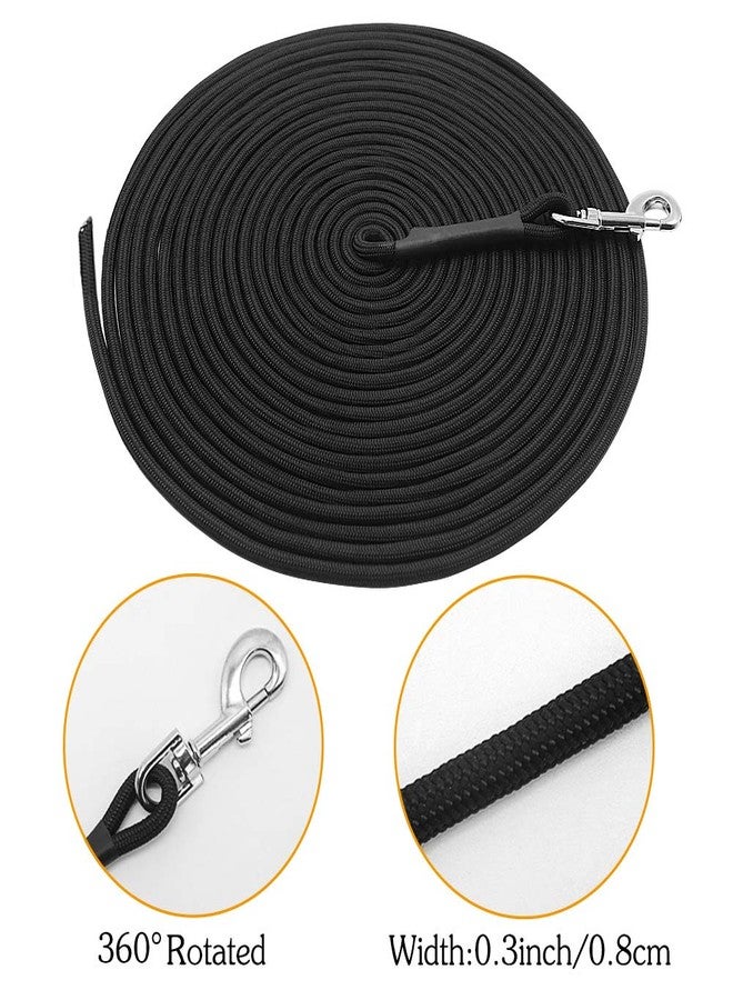 Vivifying Long Dog Leash - 32FT Floating Leash for Dog Training, Lightweight Check Cord Rope for Outdoor, Hiking, Swimming, Beach and Lake (Black) - Image 3