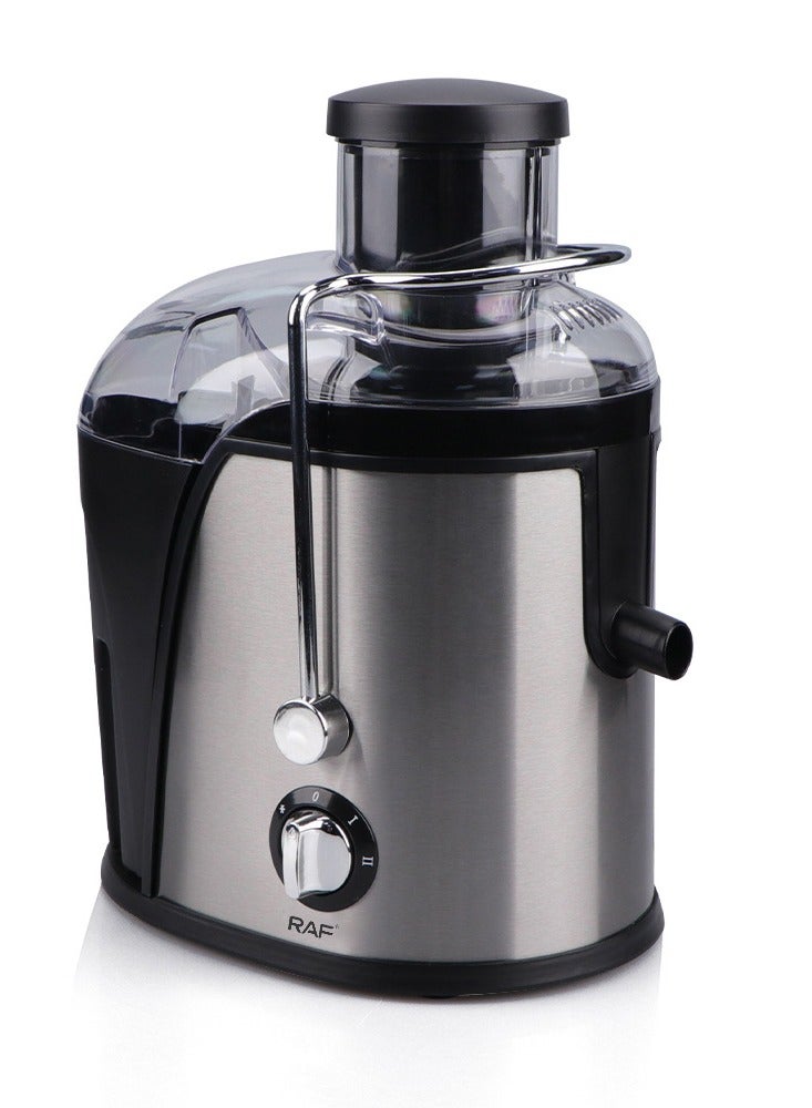 آر إيه أف عصارة راف - ٢٥٠ واط من الفولاذ المقاوم للصدأ | منخفضة الضوضاء، سهلة التنظيف، إبريق سعة ٣٥٠ مل، محرك ١٨٠٠٠ دورة في الدقيقة | عصارة فواكه وخضراوات طازجة للمنزل والمطبخ - Image 3