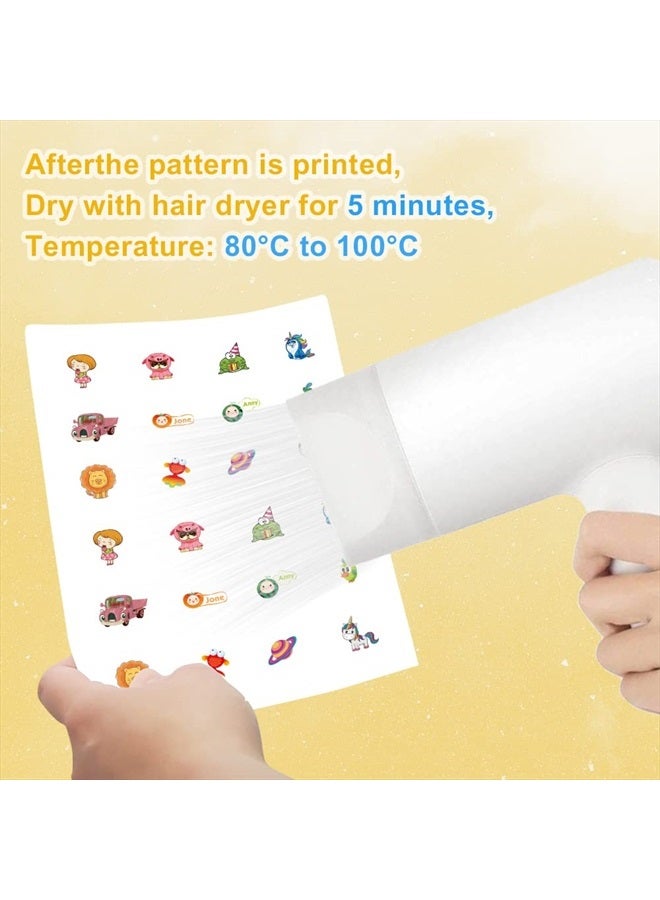 Stampcolour St.patrick'sday Printable Temporary Tattoo Paper for INKJET printer,8.5"X11" 5 Sheets DIY Personalized Waterproof Tattoos Sticker for Skin Custom Cartoon kids tattoos Summer Party Themed Tattoo - Image 3