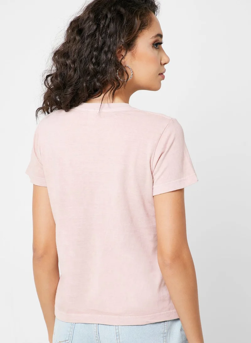TOPSHOP Butterfly Print T-Shirt