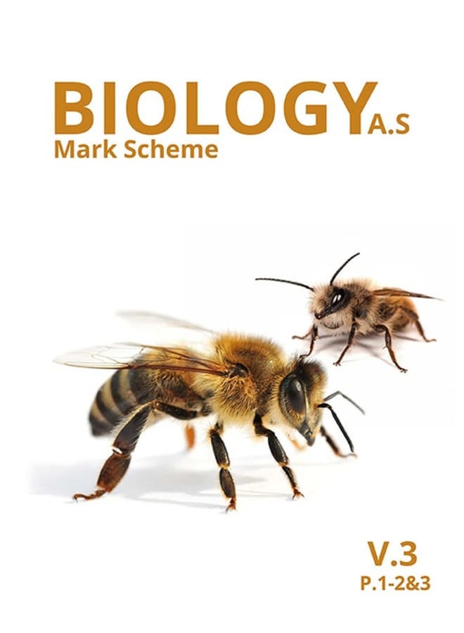 (Hard Copy) (Soft Copy) IG-Cambridge Biology A.S Mark Scheme P1,2 Varinet 3 2016-Nov 2024