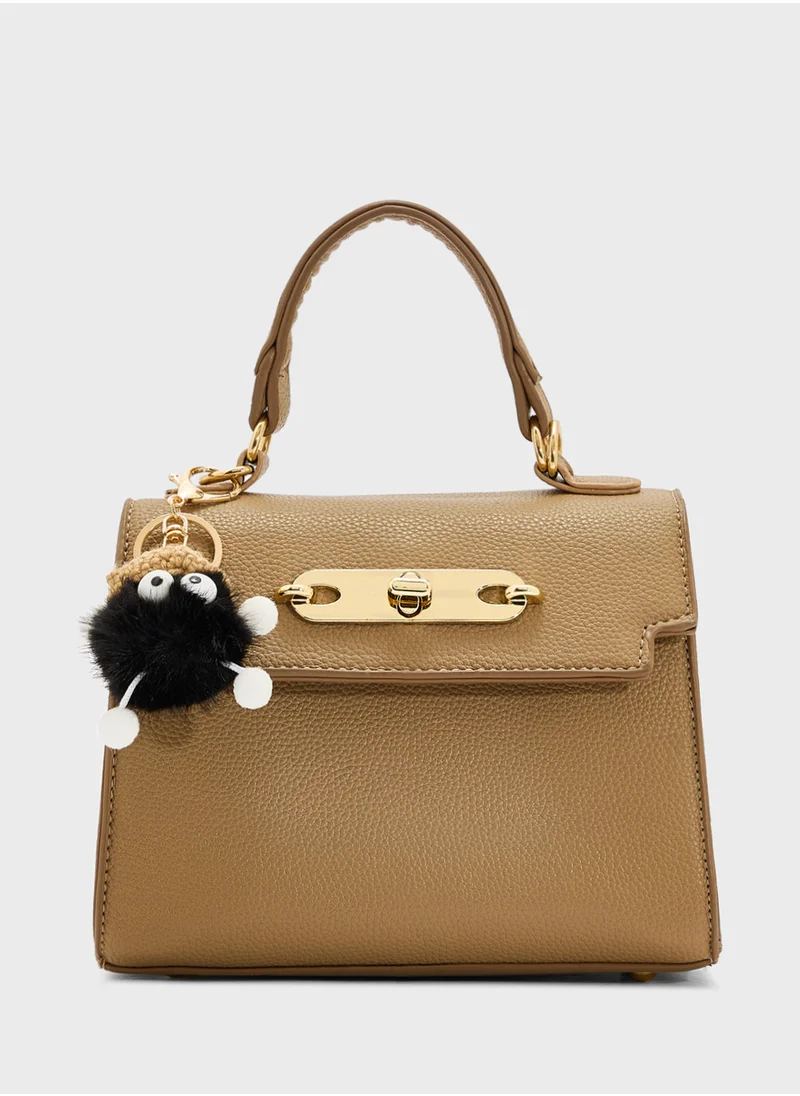 جينجر Fuzzy Buddy Bean Bag Charm