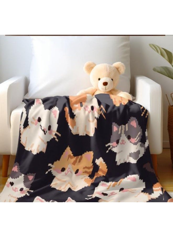 general Children's or student cartoon flannel thin blanket (warm and comfortable, suitable for sleep, games) 100cm*150cm - 999 - Image 4