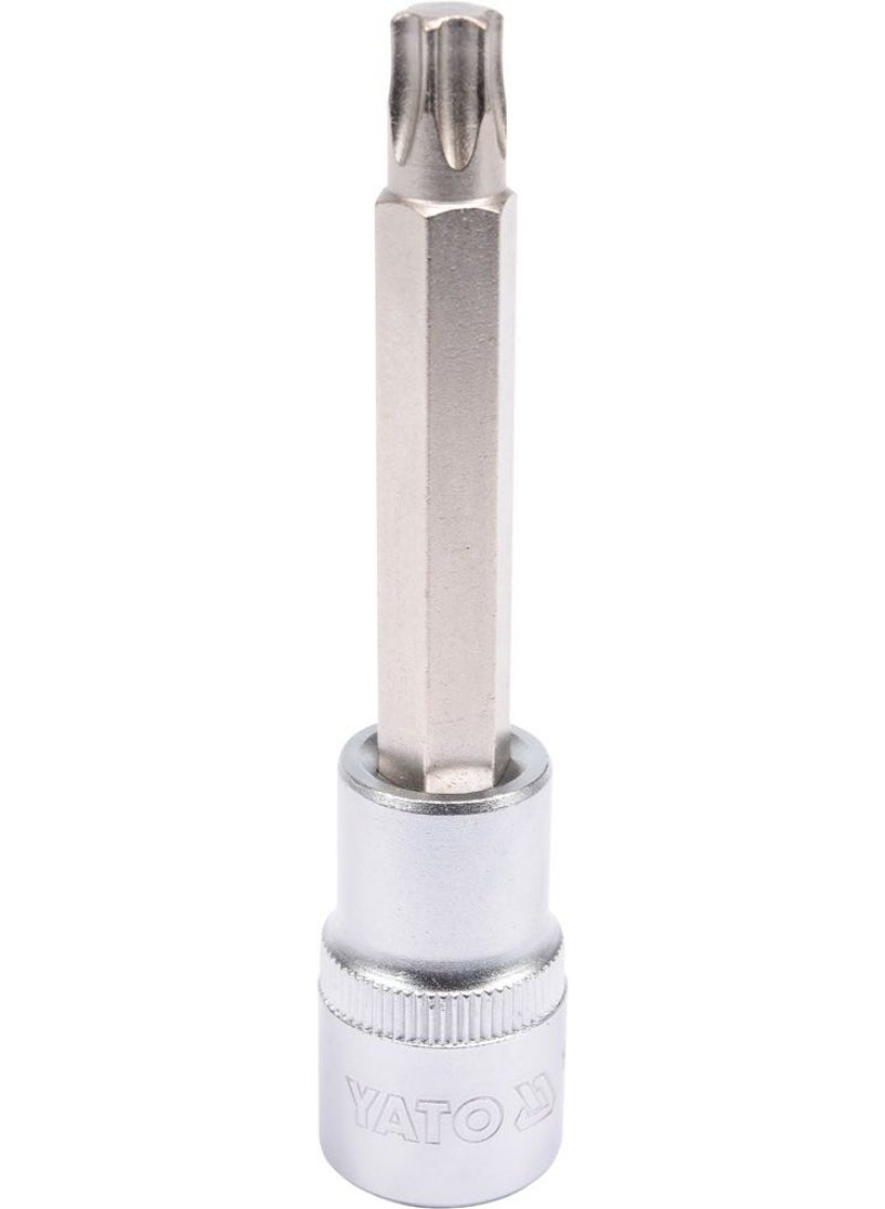 YATO Socket Bit 1/2" Torx T50 L=100mm YT-04326