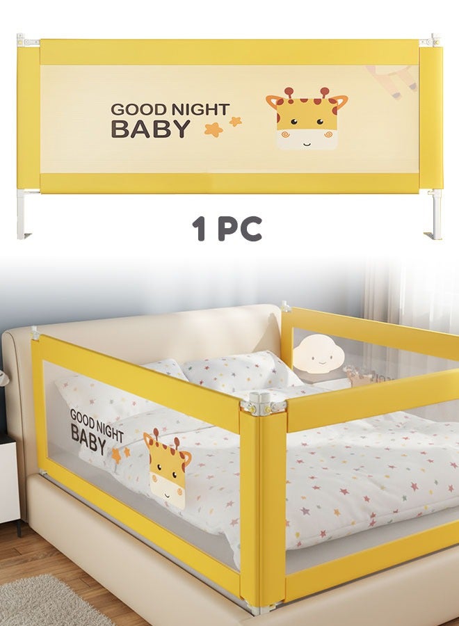 Super ZYouth Baby Bed Rail Guard for Toddlers, Adjustable Baby Bed Protection Barrier for Twin, Full, Queen Bunk Size Bed, Swing Down Bed Rail, One Side - Image 1