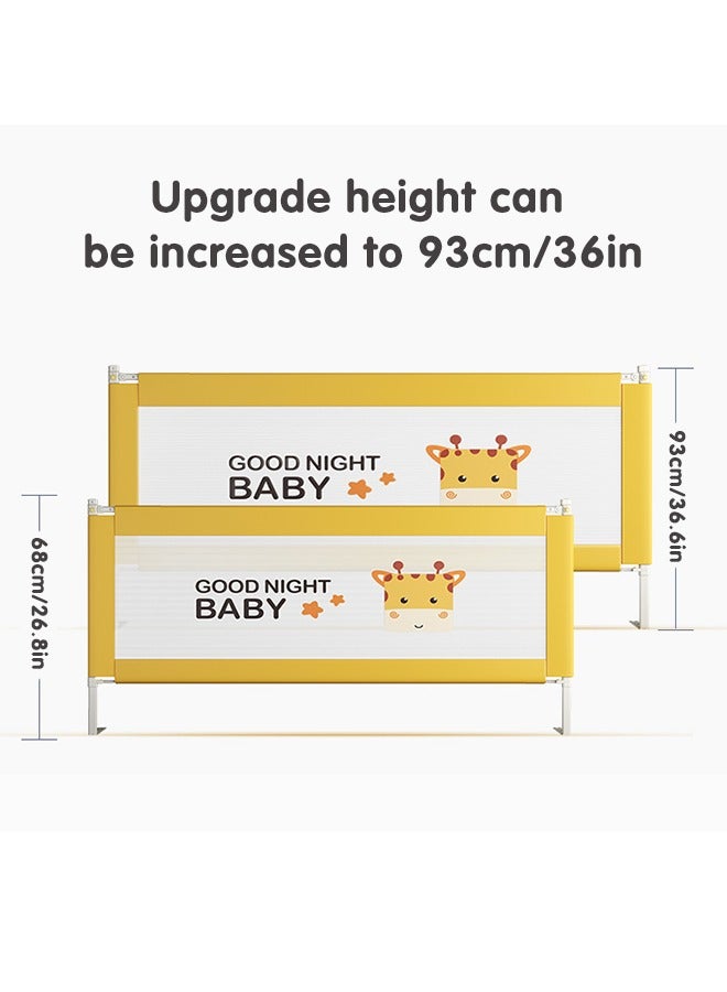 Super ZYouth Baby Bed Rail Guard for Toddlers, Adjustable Baby Bed Protection Barrier for Twin, Full, Queen Bunk Size Bed, Swing Down Bed Rail, One Side - Image 2