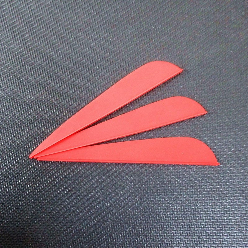 Letszhu Arrows Vanes 4 Inch Plastic Feather Fletching for DIY Archery Arrows 50 Pack… - Image 4