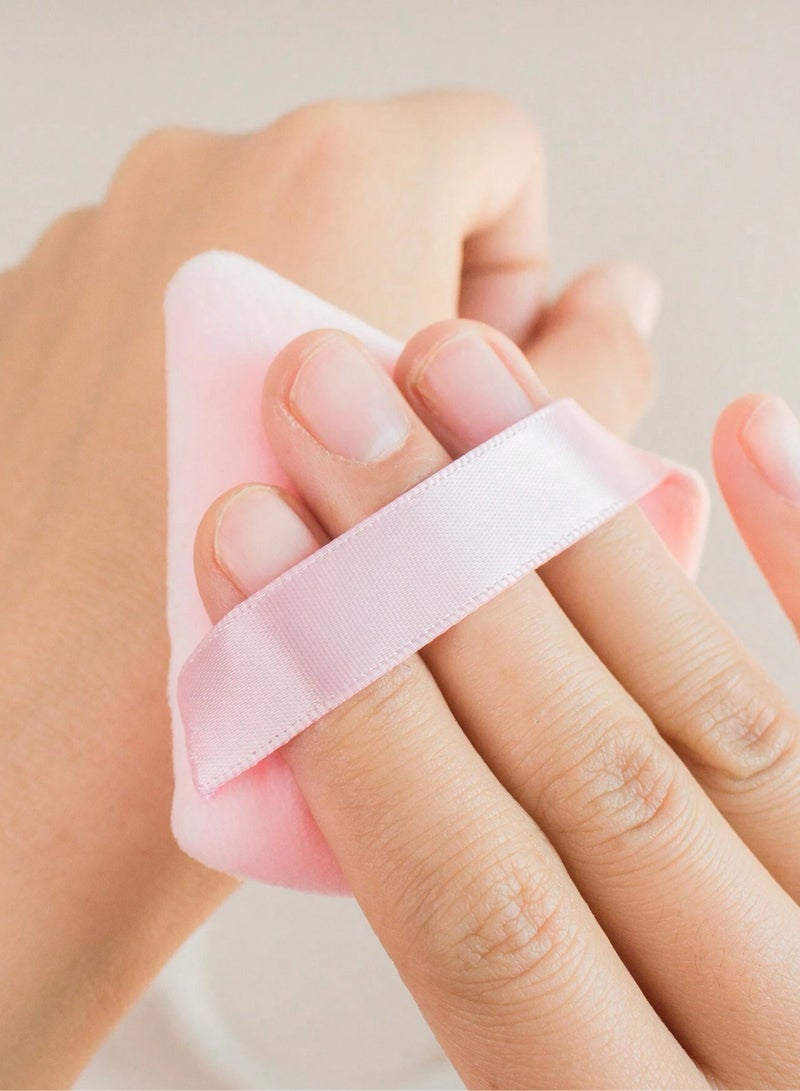 KHAJUL 10-Pieces Triangular Makeup Sponge, Dual-Sided for Flawless Blending Makeup , Ideal for Smooth and Natural Coverage, Beauty Blender, Makeup Sponge, Face Powder Sponge, Foundation Sponge, Powder Puff, Triangle Powder Puff, Beauty Blender Set, Face Sponge, Makeup Sponges, Makeup Powder Puff, Makeup Puff, Small Beauty Blender, Sponge, Makeup Essentials(Pink) - Image 3