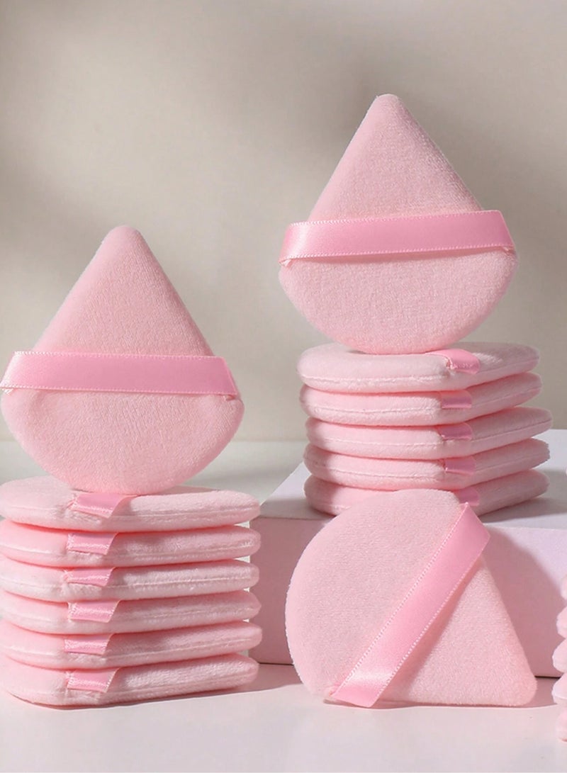 KHAJUL 10-Pieces Triangular Makeup Sponge, Dual-Sided for Flawless Blending Makeup , Ideal for Smooth and Natural Coverage, Beauty Blender, Makeup Sponge, Face Powder Sponge, Foundation Sponge, Powder Puff, Triangle Powder Puff, Beauty Blender Set, Face Sponge, Makeup Sponges, Makeup Powder Puff, Makeup Puff, Small Beauty Blender, Sponge, Makeup Essentials(Pink) - Image 4