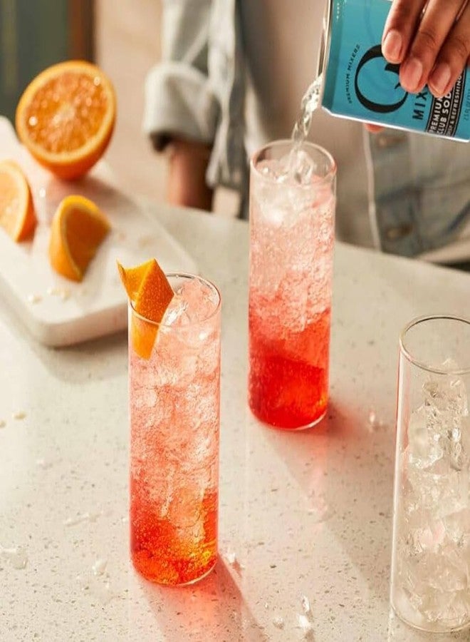Chromacast Q Mixers Club Soda, Premium Cocktail Mixer Made with Real Ingredients 6.7oz Bottles | 5 PACK - Image 5