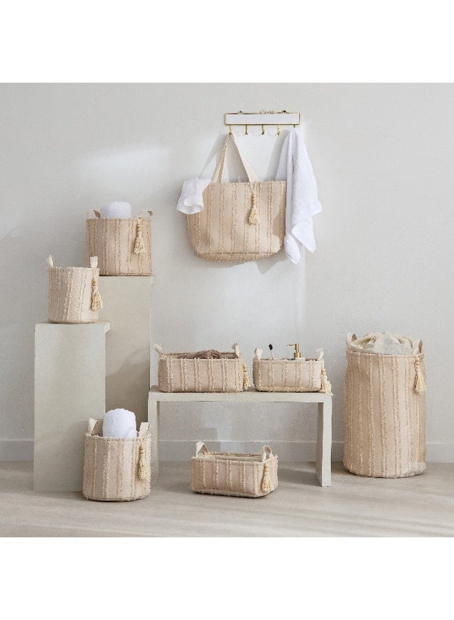 Home Box Sorbus 3-Piece Round Storage Basket with Handle Set 26 x 30 x 30 cm  - Image 2
