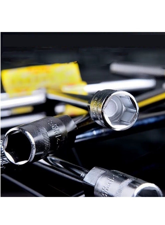 طقم مفتاح ربط صواميل بيبه للسحب العميق 4 قطع بيد معزولة حرف T مقاسات 8-10-12-13مم للسحب العميق - Image 5