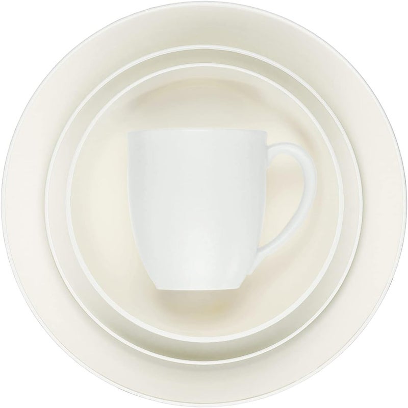Noritake Colorwave White 4Piece Coupe Place Setting Service for 1 - Image 4