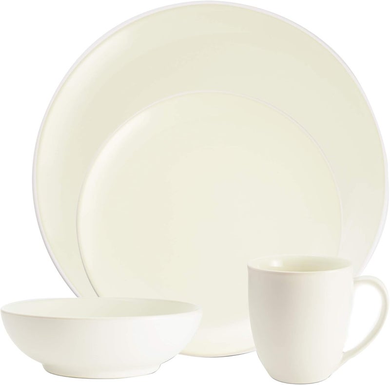 Noritake Colorwave White 4Piece Coupe Place Setting Service for 1 - Image 1