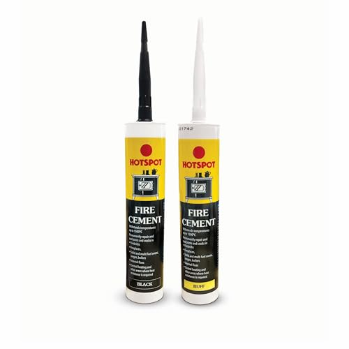 Hotspot Fire Cement 310ml – High-Temperature Resistant Fire Cement for Stoves, Fires, and Chimneys – Available in Black or Buff – Ideal for Sealing and Repairing - Image 5