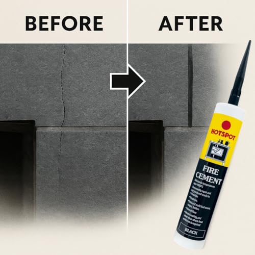 Hotspot Fire Cement 310ml – High-Temperature Resistant Fire Cement for Stoves, Fires, and Chimneys – Available in Black or Buff – Ideal for Sealing and Repairing - Image 3